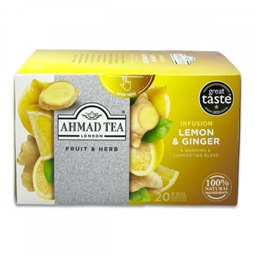 AHMAD TEA LEMON & GINGER 40G