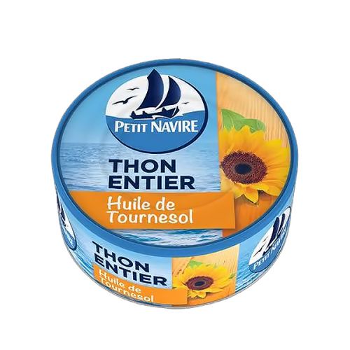 PETIT NAVIRE TUNA IN SUNFLOWER OIL 160G