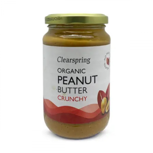 CLEARSPRING ORGANIC PEANUT BUTTER CRUNCHY 350G