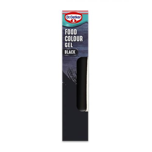 DR. OETKER GEL FOOD COLOUR BLACK 15G