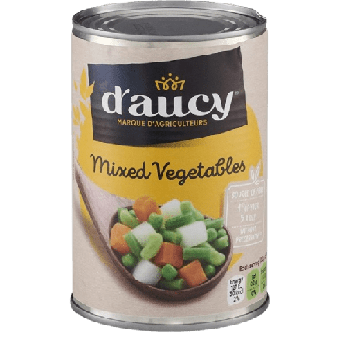 D-AUCY MIXED VEGETABLES 400G