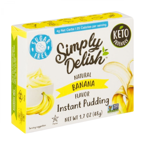 SIMPLY DELISH NATURAL PUDDING BANANA 48G