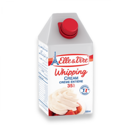 ELLE&VIRE WHIPPING CREAM 35% FAT 500ML