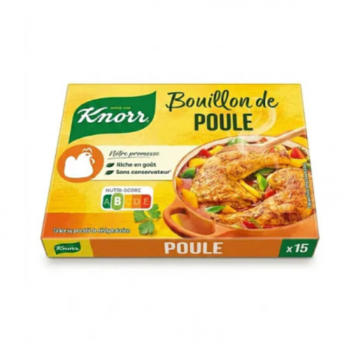 KNORR MARMITE VEGETABLE BOUILLON PK8 224G