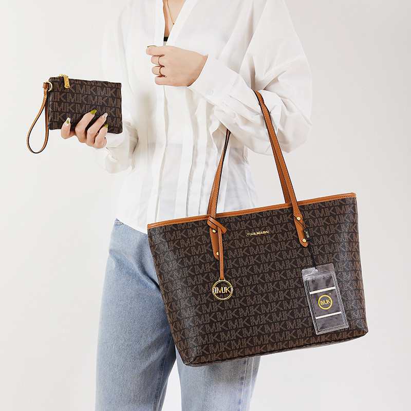 New Large Capacity Women Tote Bag Printed Handbag Women Famous Brand Shoulder Bags Fashion PU Leather Ladies Handbags Purse