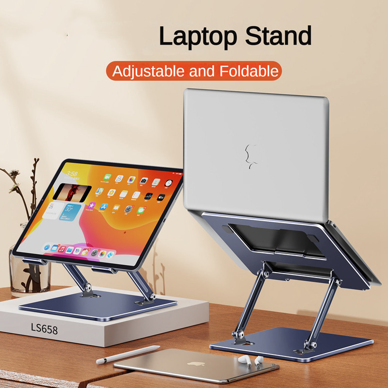Laptop Stand Foldable Carbon Steel Portable Notebook Stand 9-17 Inch For Macbook Air Pro Computer Bracket Laptop Holder Base