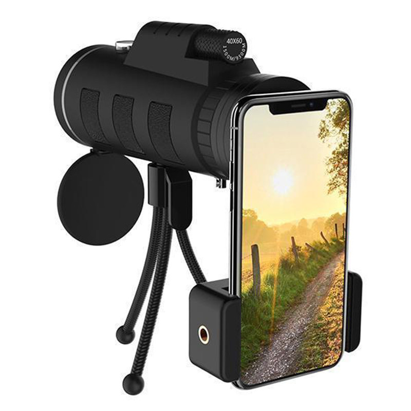 Portable 40x60 High Power Prismatic Powerful Binoculars Hd Monocular Telescope Long Range Zoom Camping Tourism Bird Telescop