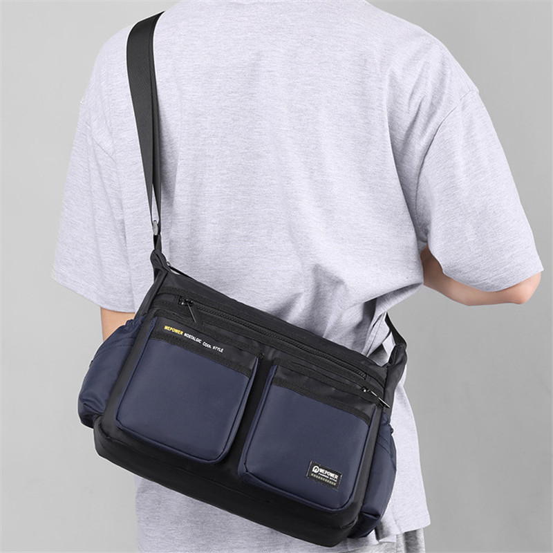 New Men's Shoulder Bag Waterproof Nylon Luxury Design Crossbody Handbag Large Capacity Messenger Bags Satchel for Men
