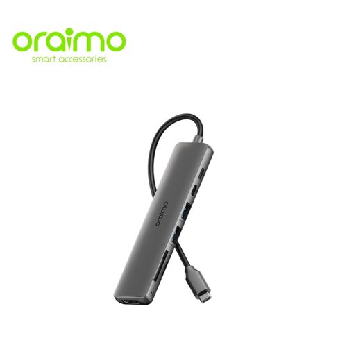 Oraimo PowerTrans USB-C Hub 7-in-1 Multi-Functional Adapter Docking Station