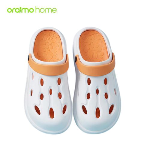 oraimo home Slipper Ripplestep Soft Comfort Meets Stylish Fashion Holes Shoes White 36-37