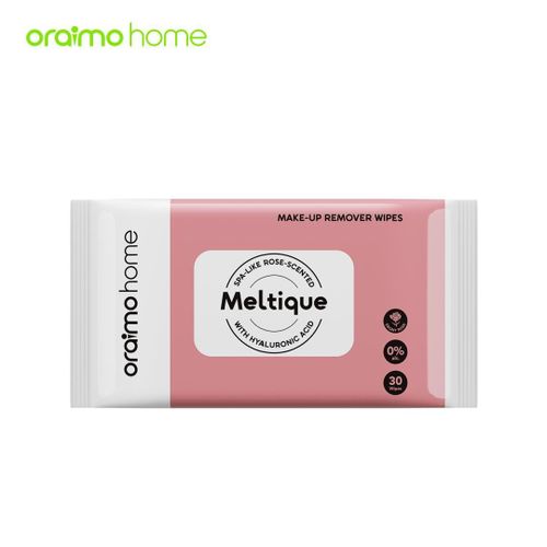 oraimo home Meltique 1*30 Wipes Alcohol Free Hyaluronic Acid Make Up Remover Wipes