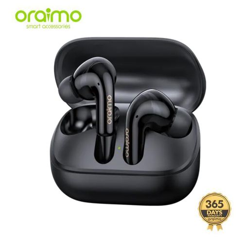 Oraimo SpaceBuds N ANC True Wireless Earbuds - Black