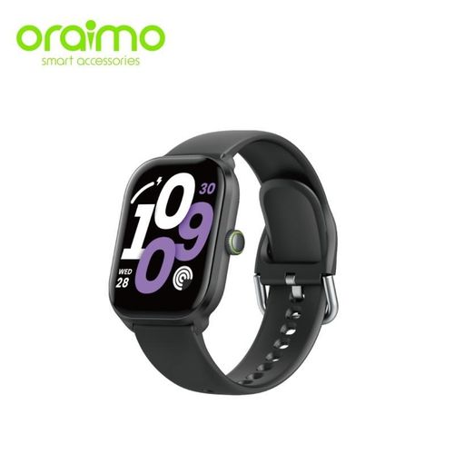 Oraimo Watch 6 Lite 2.01” HD Screen Smart Watch 24 Hour Health Monitoring - Black