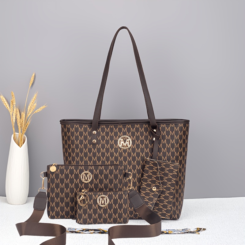 2026 New Minimalist Women's Commuter Tote Bag, Spring/Summer Fashion Trend, Large Capacity Combination Set