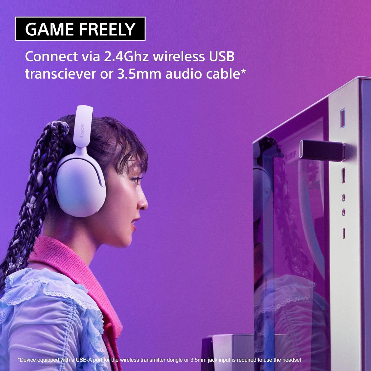 Sony WH-G500BZ H5 Wireless Gaming Headset