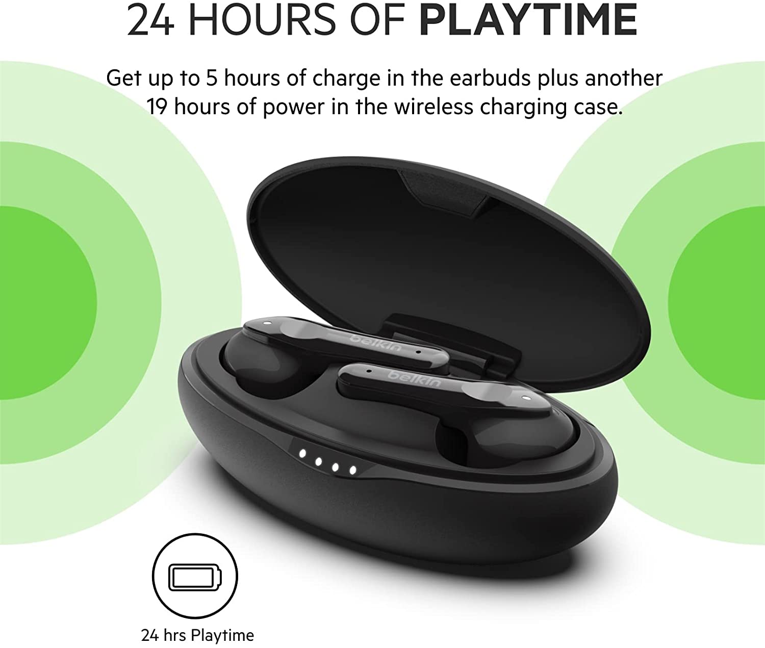 Belkin SoundForm Move Plus True Wireless EarBuds
