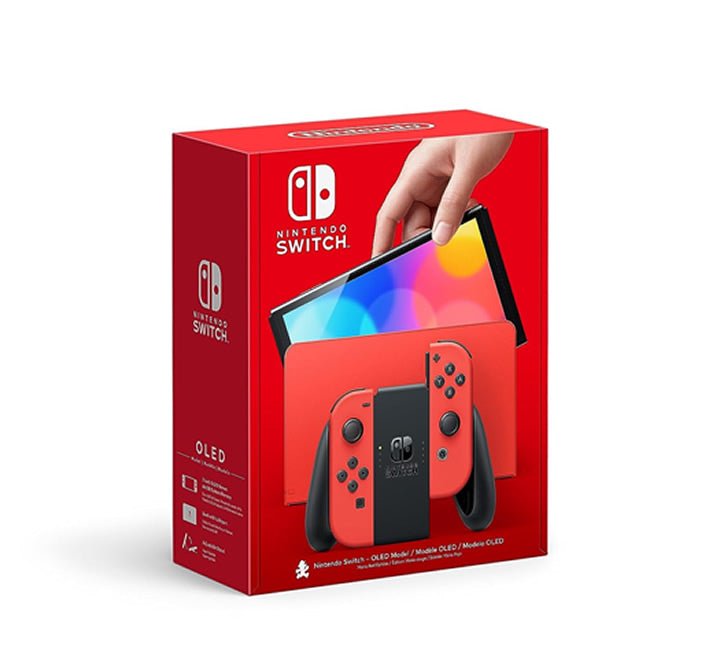 Nintendo Switch 64GB- OLED Model: Mario Red Edition