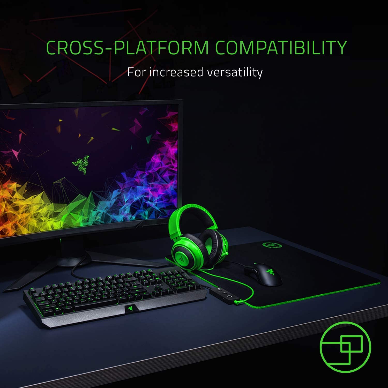 Razer Kraken Tournament Edition Wired Gaming Headset - Black - RZ04