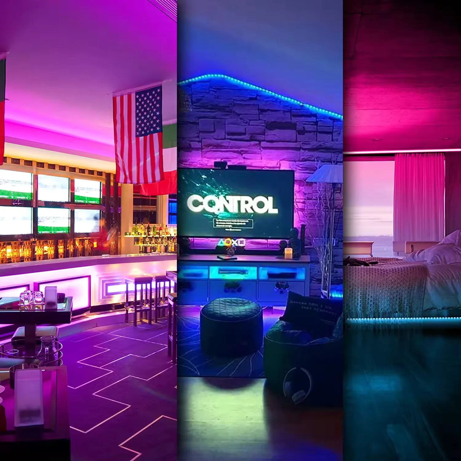 Smart Led Strip Light Control Wifi Intelligent Multi-color