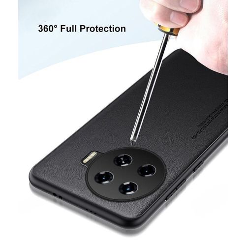 Tecno Luxury PU Leather Case For  Spark 20 Pro Plus Back Cover Matte Silicone Full Protection Phone Case For  Spark 20 Pro+