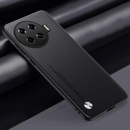 Tecno Luxury PU Leather Case For  Spark 20 Pro Plus Back Cover Matte Silicone Full Protection Phone Case For  Spark 20 Pro+