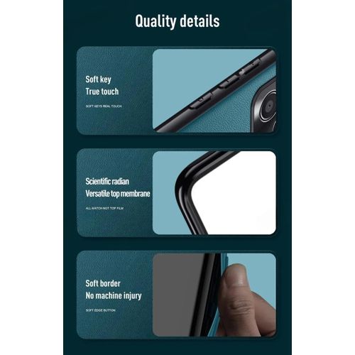 Tecno Luxury PU Leather Case For  Spark 20 Pro Plus Back Cover Matte Silicone Full Protection Phone Case For  Spark 20 Pro+