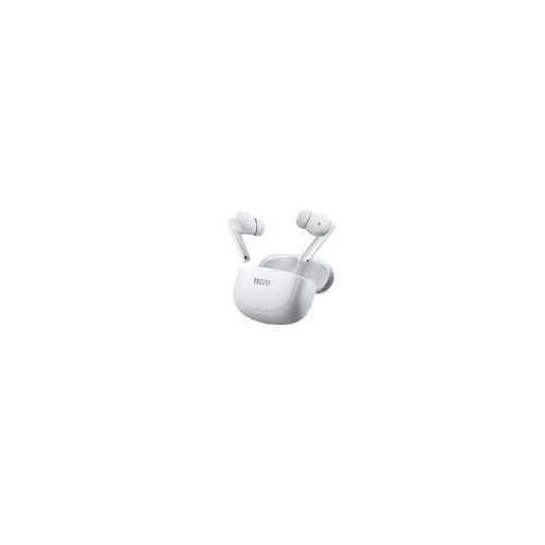 Tecno Bud 3 - Omni Noise Cancellation Enhanced True Wireless Stereo Earbuds - Bluetooth 5.3 + 13 Months Warranty - White