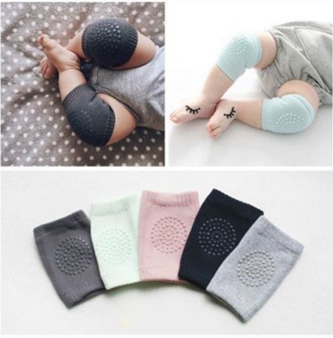 Children's summer breathable kneepad cotton anti fall elbow protection baby crawling toddler glue dispensing baby kneepad