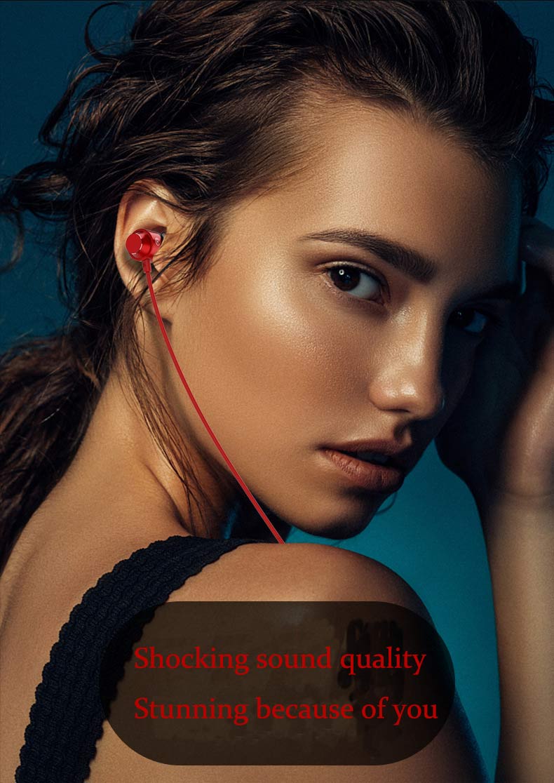 Type-C Metal Earphones for Oneplus 8 7 Pro 6t In-ear Mic Wire Control Bass Magnetic Headset Earphone for Huawei P40 Pro USB C