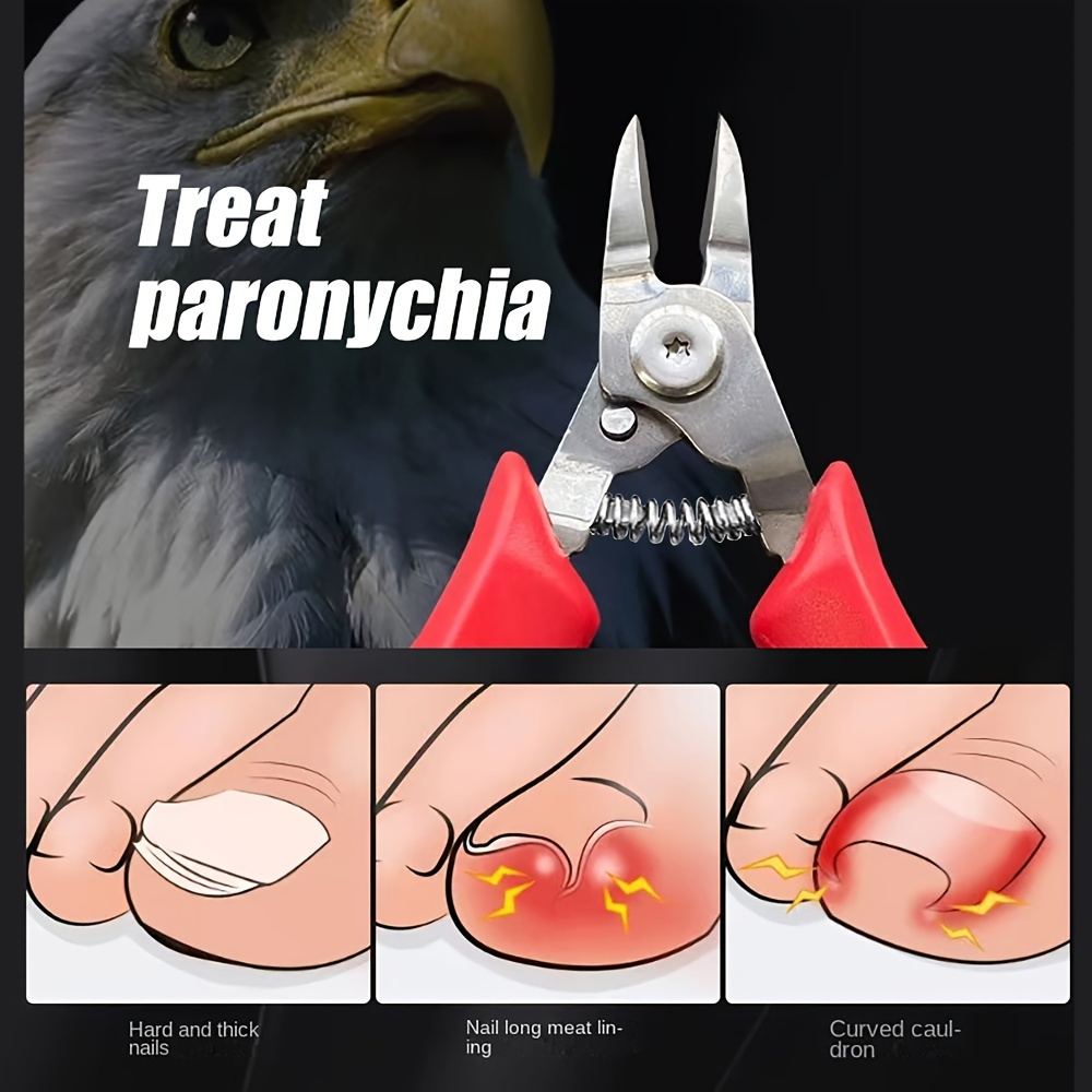 Safe And Portable Nail groove Eagle Nose Pliers Stainless Steel Wide Mouth Nail Clippers Embedded Nail Clippers Foot Trimming