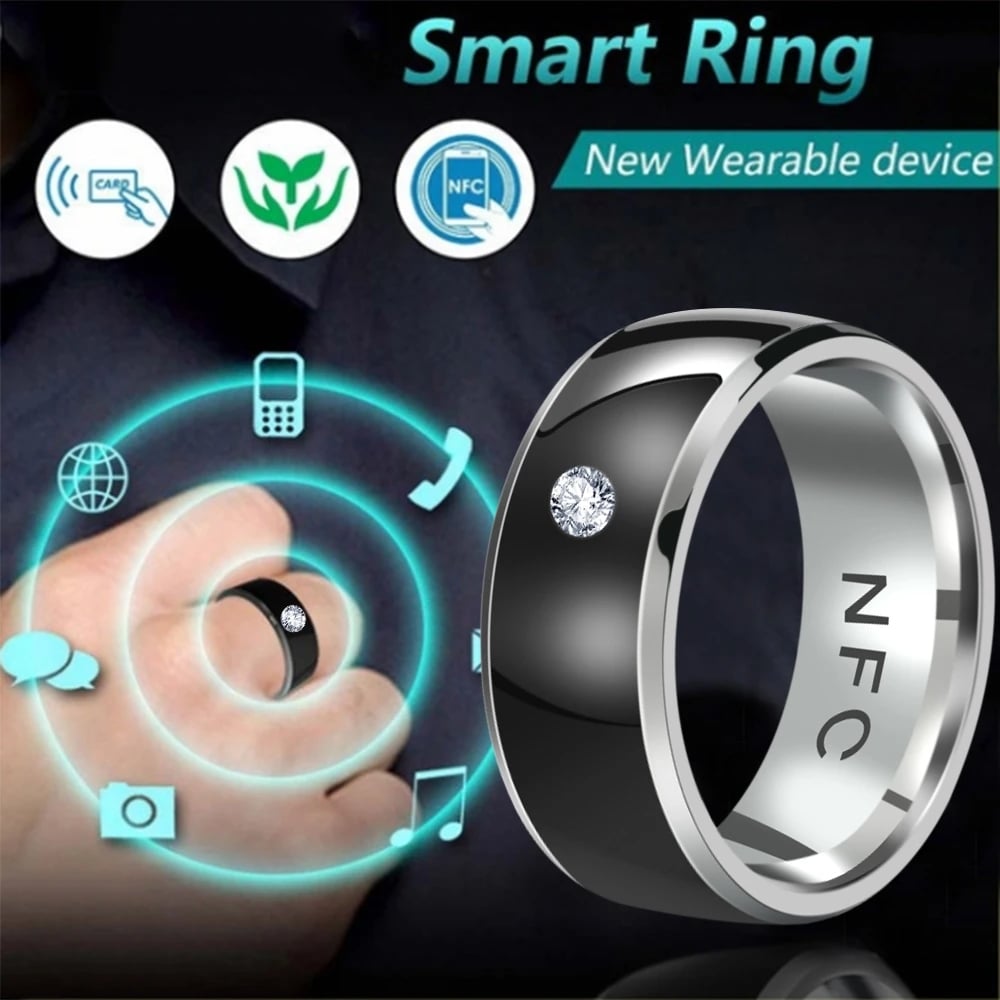 NFC Finger Ring for Android Phone Equipment Multifunctional Wearable Connect Ring Fashion NFC Smart Finger Ring Waterproof Ring