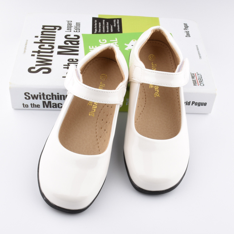 British girls shoes black show single shoes primary and secondary school performance shoes children's dress shoes