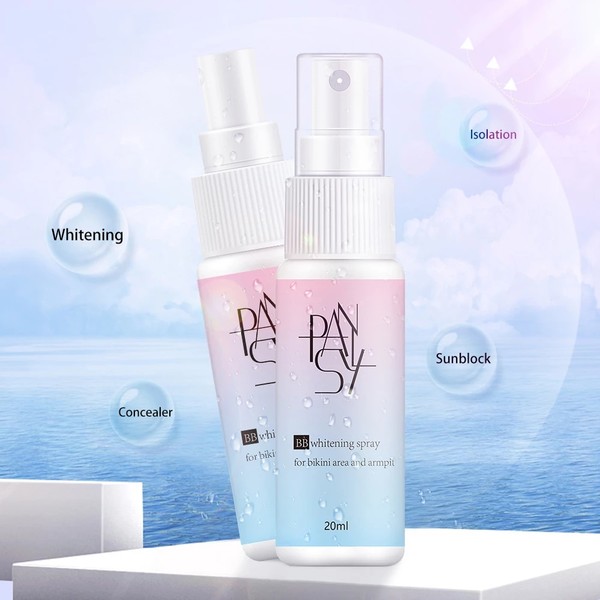 PANSLY BB Cream Whitening Spray Isolation Cream Moisturizing Waterproof Long Lasting Refreshing Nude Skin Cream 20ml Durable TS1