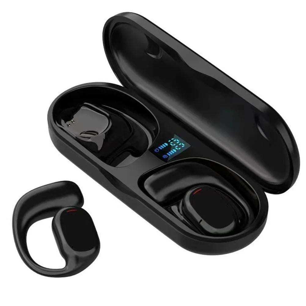 Wireless Headphones Bone Conduction Waterproof Open Ear Hanging Earbuds Noise Canceling Stereo Bluetooth 5.3 Earphone
