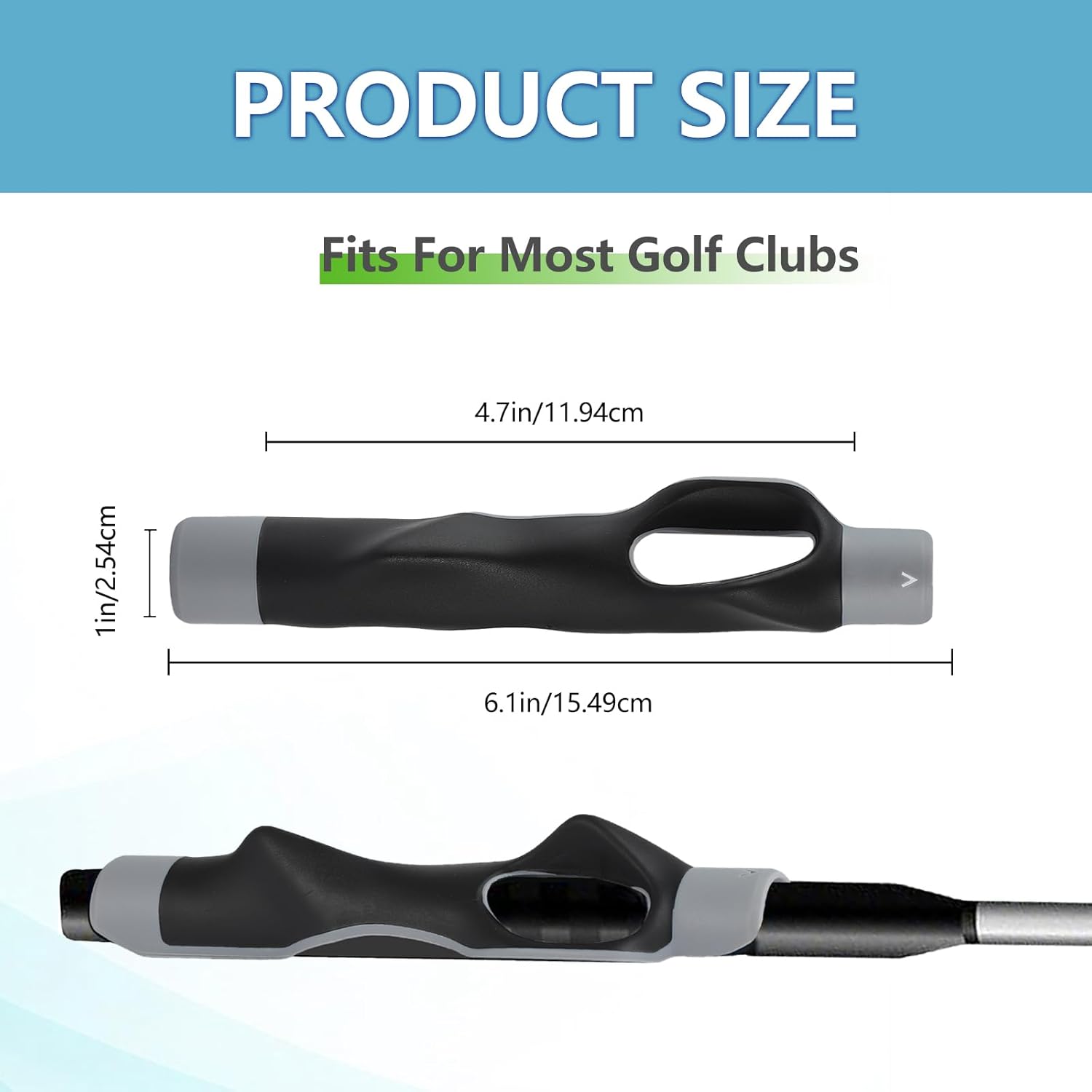 Golf Grip Trainer, Golf Training Aid, Golf Grip Kit, Golf Club Grips, Golf Club Grip, Grip Trainer Golf Club To Help Train Correct Hand Position