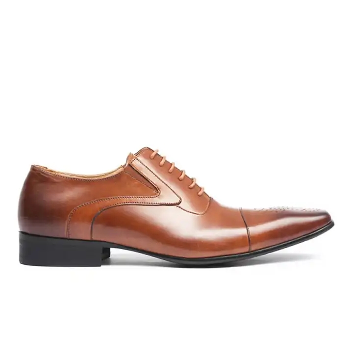 2025 Hot-selling Men's Dress Shoes Leather Luxury Fashion Groom Wedding Shoes Men Style Oxford Formal Shoes