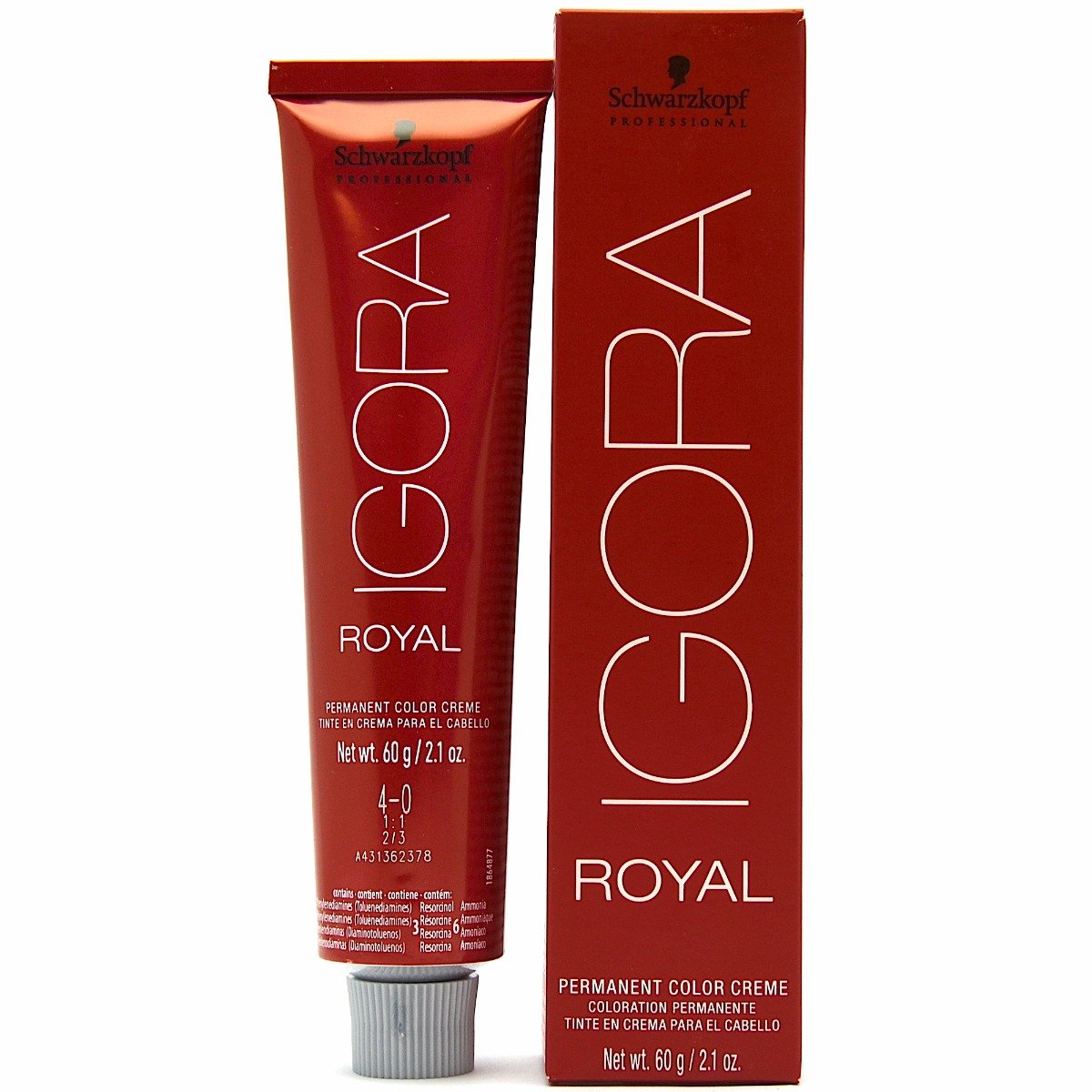 Schwarzkopf Professional Igora Royal Permanent Hair Color, 8-77, Light Blonde Copper, 60 Gram