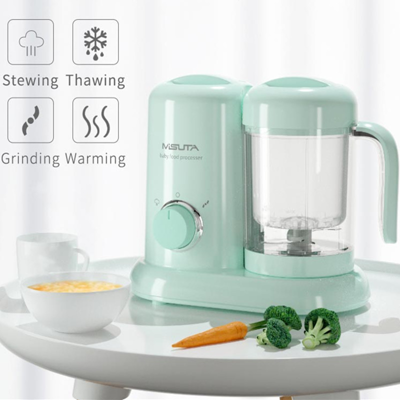 20V Electric Baby Food Maker Stainless Steel Cooking Maker Steamer Multifunction Mixing Grinder Blenders Processor Shatterproo