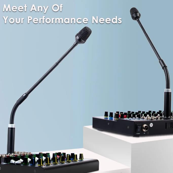 Professional Dynamic DJ Microphone for Mixer Dedicated Disc Shouting Microphone KTV Bar Gooseneck DJ M
