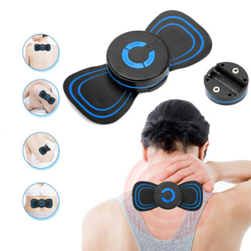 Portable Mini Electric Neck Massager Cervical Massage Back Massager Stimulator