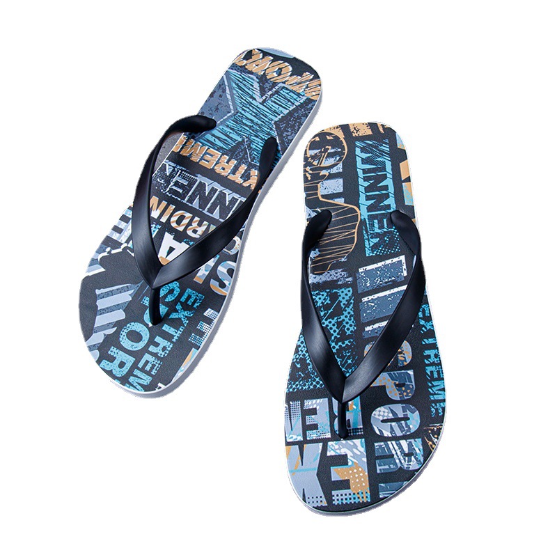 Cross border new summer men's and women's flip-flops flip flops, slip resistant, indoor flat bottomed beach flip-flops