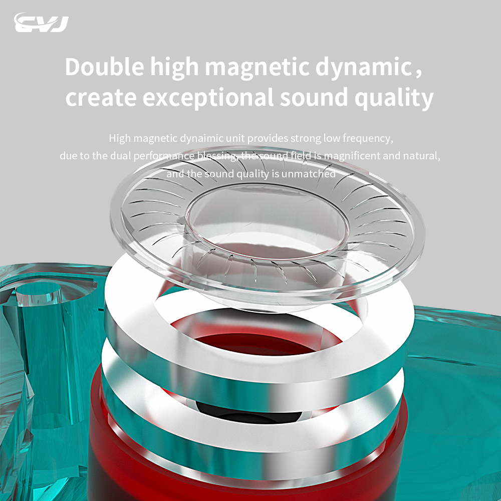 Newest CVJ Demon In Ear Earphone Dynamic DJ Monitor IEM Earbud HIFI Sport Noise Cancelling Headsets MT1 Angel Wings CSA CSE CSK