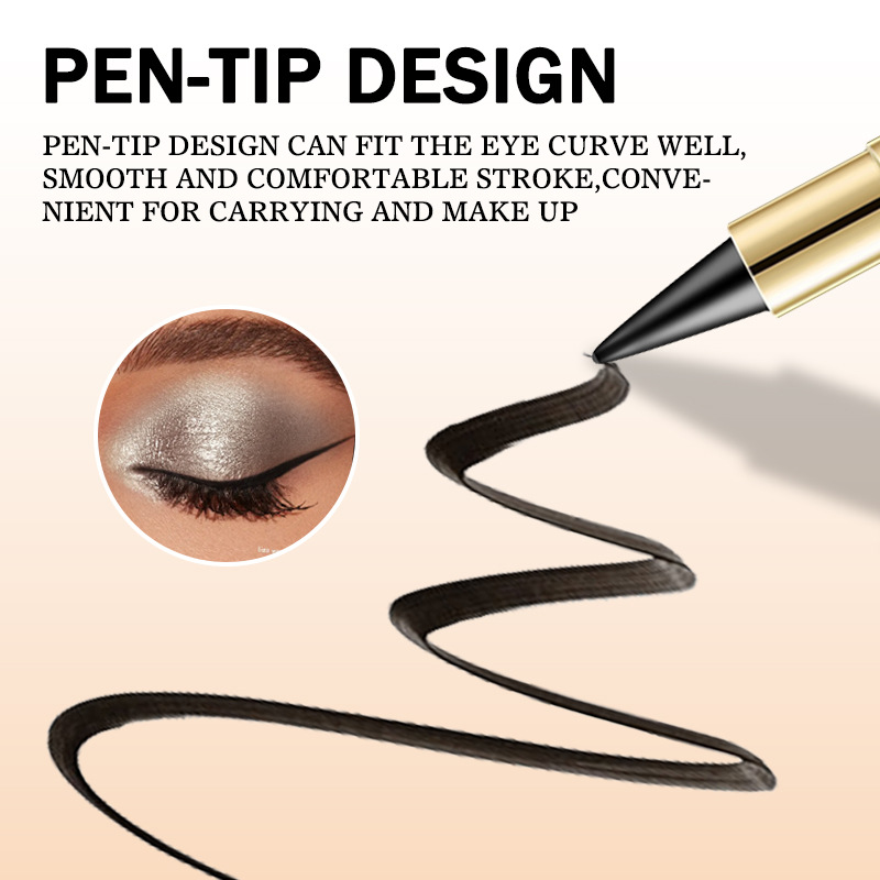 AKAY The Latest 2024 Antifouling Black Eyeliners Gel Waterproof Eyeshadow For Daily Long Lasting Eye Ma