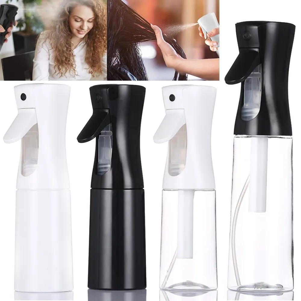 200ml Hair Spray Bottle Ultra Fine Continuous Water Refillable Mister Hairdressing Spray Bottle Salon Barber Hair Tools