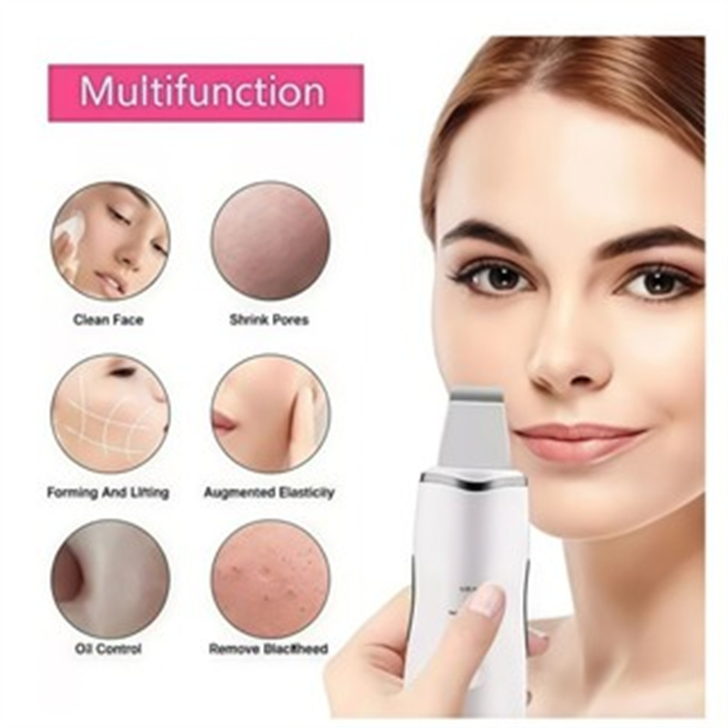 Ultrasonic Skin Scraper Pore Cleaning Facial Deep Cleaning Machine Suitable for Female and Male Beauty Instruments