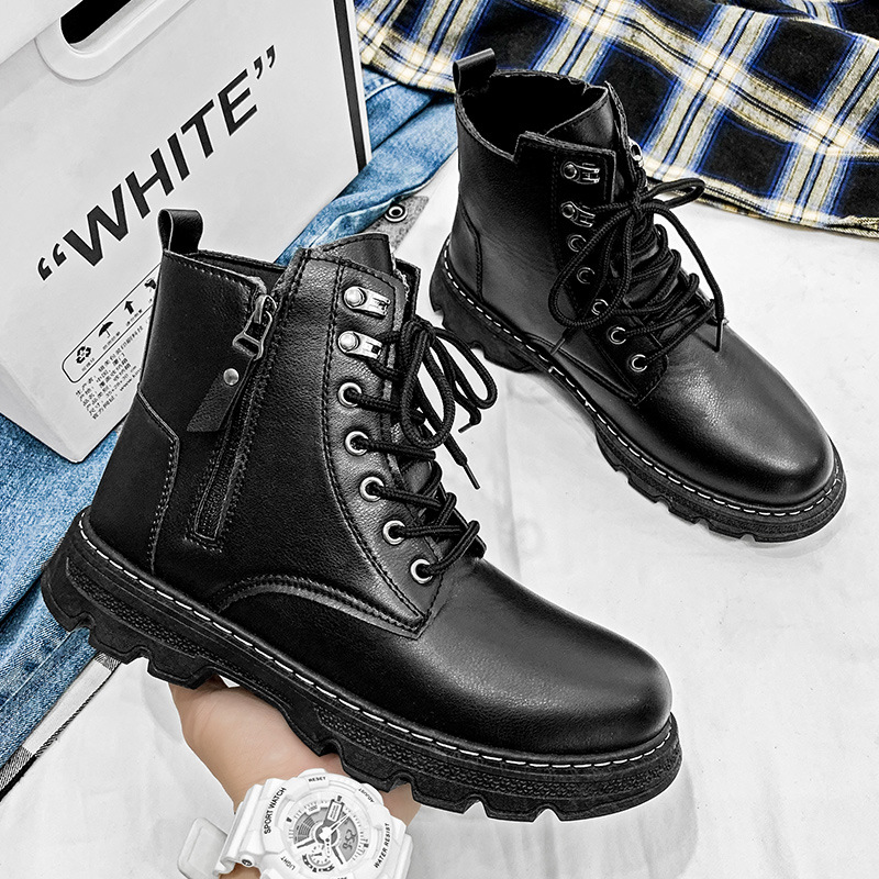 Fashion Men Boots Soft Leather Pointed Toe Business Shoes Leisure Men Ankle Boots Dress Shoes Formal Moccasins