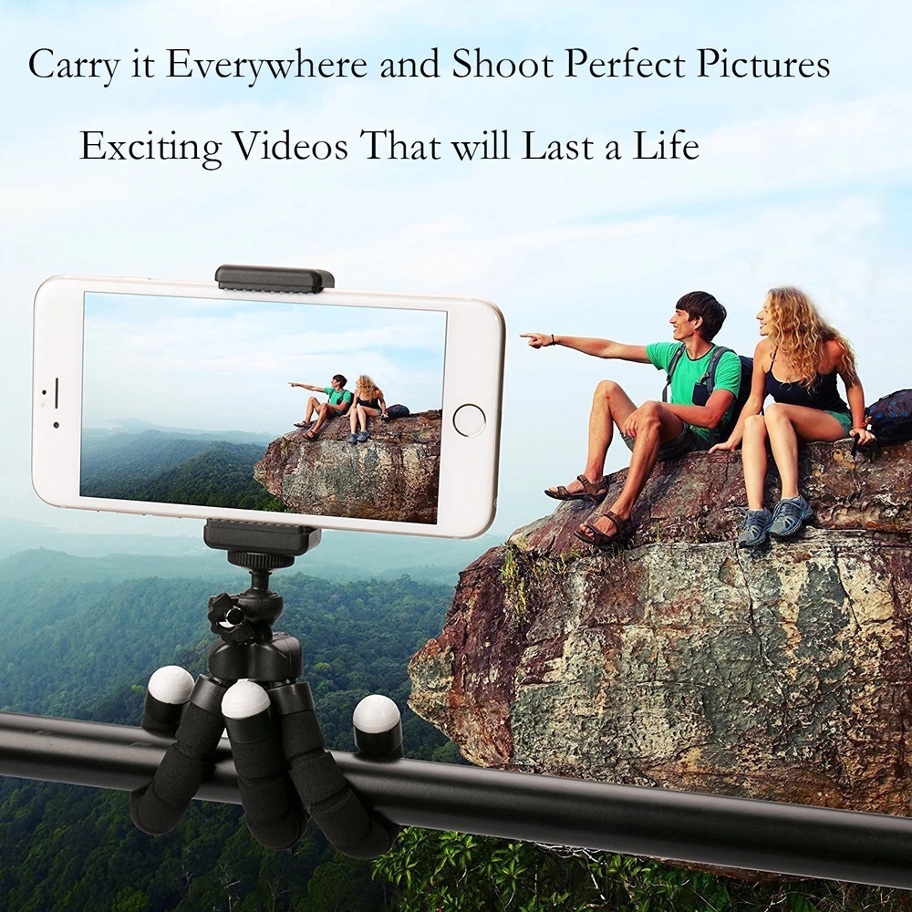 Flexible Gorillapod Octopus Mini Tripod With Bluetooth Remote for Phone Camera Holder Stand Mini Tripods For iPhone Android