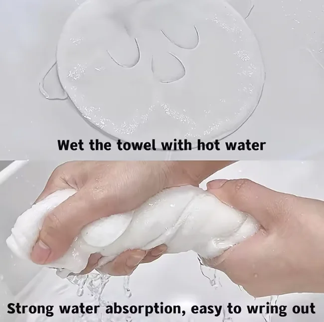 Warm compress towel Cold compress face compress face towel Double thickness beauty salon Beauty hair towel skin care