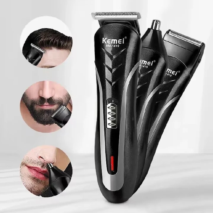 MEMEI Rechargeable Hair Clipper Hair Cutting Men Waterproof Electric Shaver Hair Trimmer Tools Shaving Machine