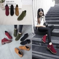 Martin boots, women's boots, frosted skin, new ladies, women's shoes, flat bottomed shoes, and women's boots